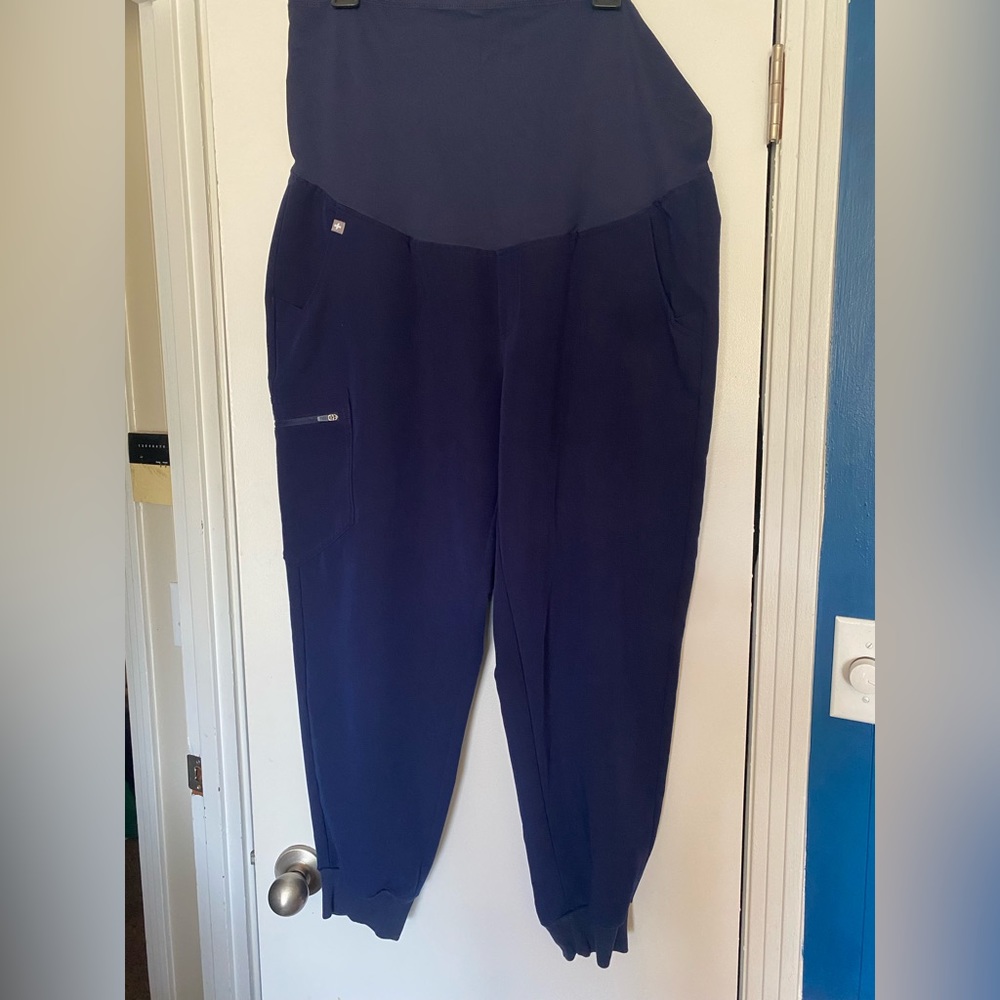 Figs navy maternity Zamora joggers XLP